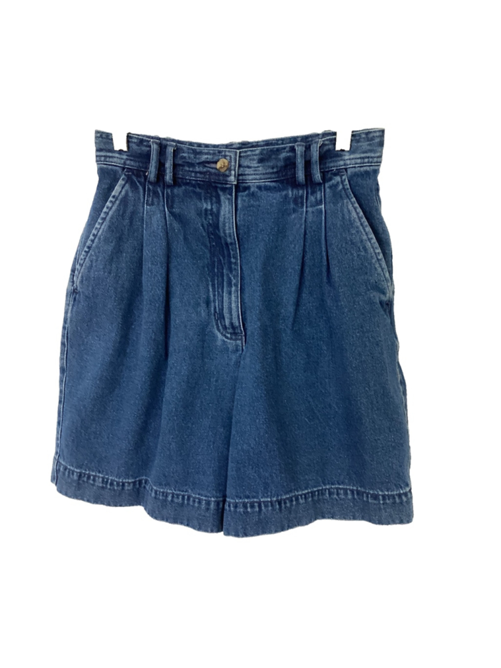 Charter Club Vintage Denim Shorts High Waisted Pleated Size 6
